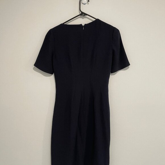 Elie Tahari Dark Blue Office Dress Size US 0 - Picture 8 of 9